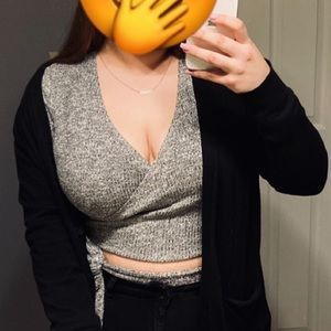 Garage crop wrap tie top